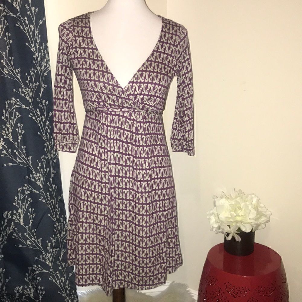 Anthro | Porridge Faux Wrap Dress